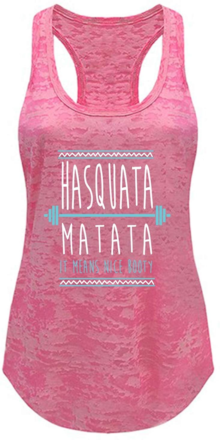 Tough Cookie's Women's Hasquata Matata Yoga Workout Burnout Tank