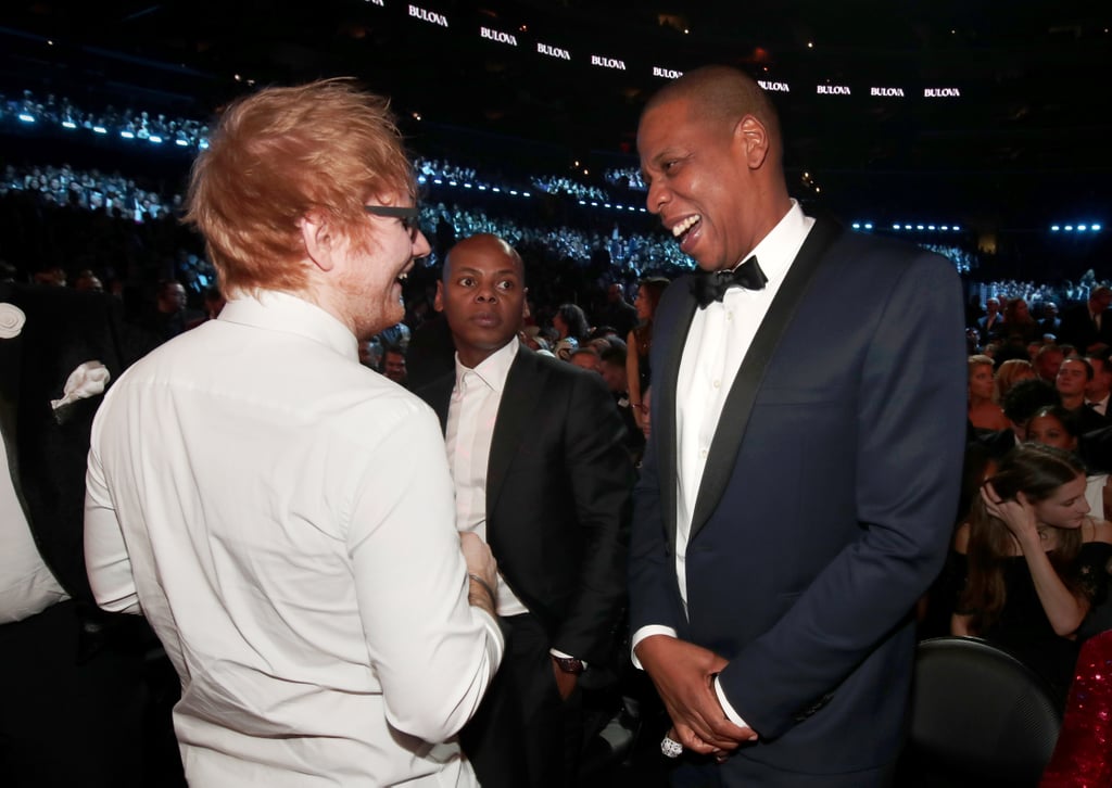 Pictured: Jay Z and Ed Sheeran