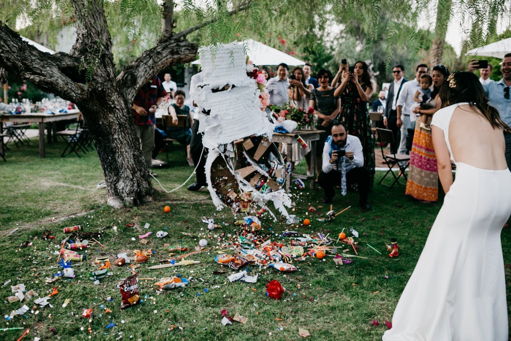 Piñata Wedding Cake Smash