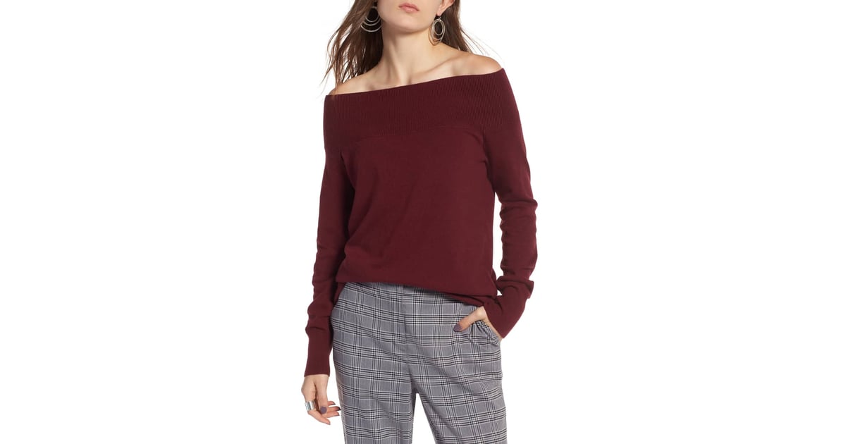 Treasure Bond Off The Shoulder Sweater 16 Cozy Comfy Sweaters You Ll Wear Constantly This Fall All Under 50 Popsugar Fashion Photo 5