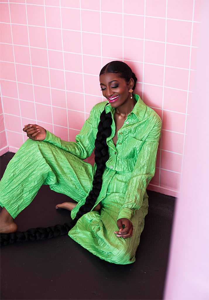 Shop Gabrielle Union's Lime Green IZAYLA Jumpsuit | POPSUGAR Fashion UK