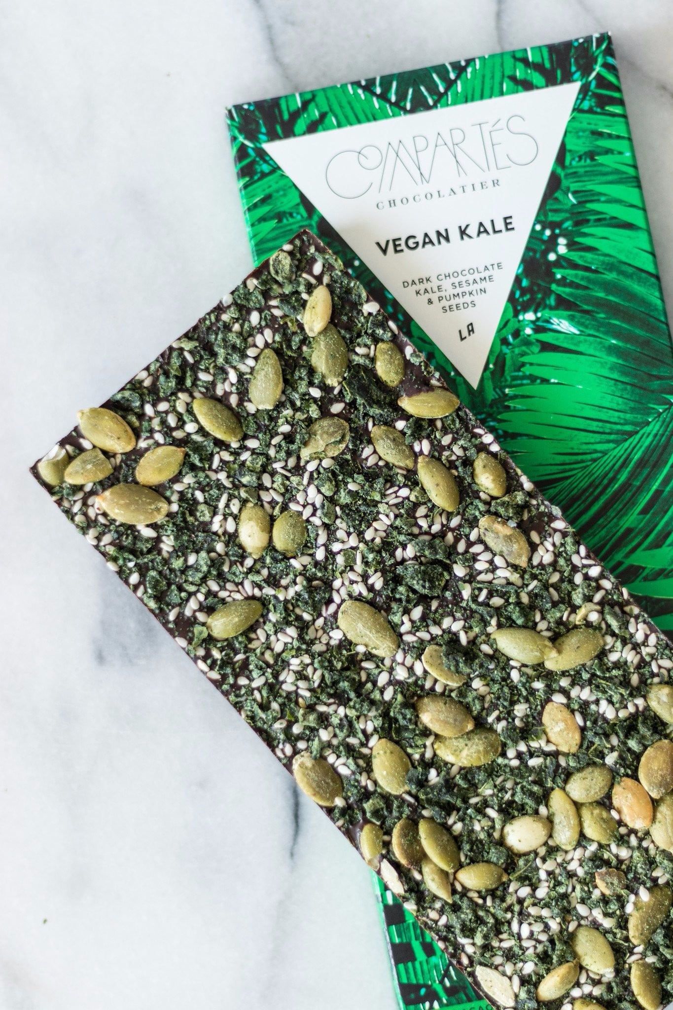 Compartes Vegan Kale Dark Chocolate Bar POPSUGAR Fitness