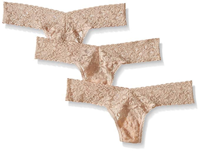 Hanky Panky 3-Pack Signature Lace Low Rise Thong