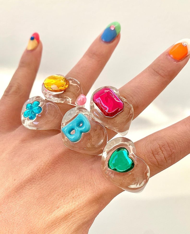 Ariana Grande's BonBonWhims Clear Rainbow Lucky Ring