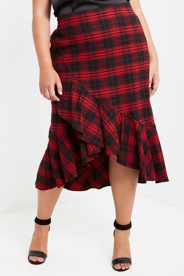 Mai Tai Plaid Flounce Skirt