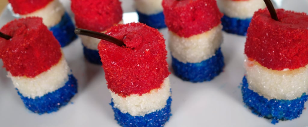 Fourth of July Pop Rocks Fireworks Cakes