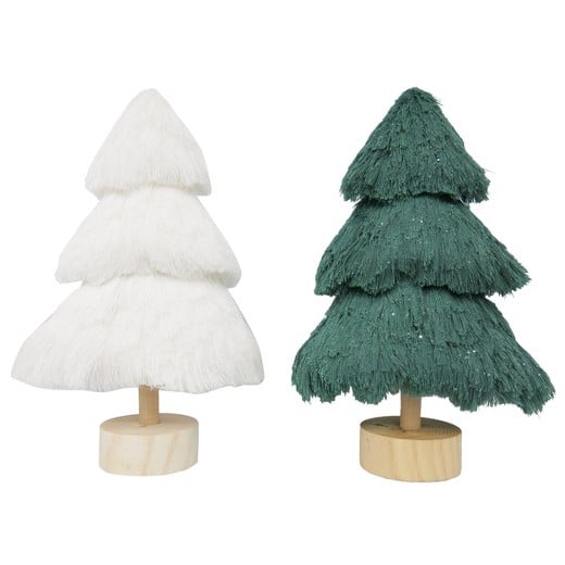 White & Green Trees