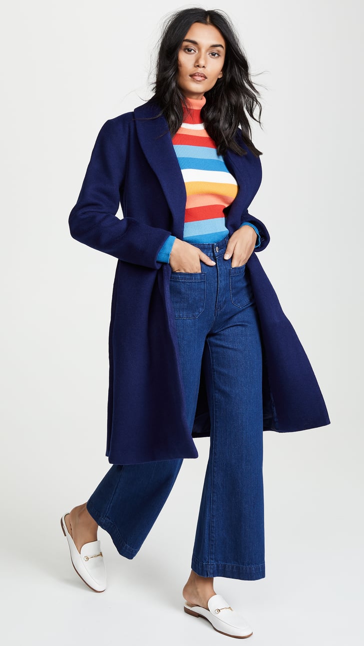 Madewell Shawl Collar Coat Best Coats 2018 POPSUGAR Fashion Photo 4