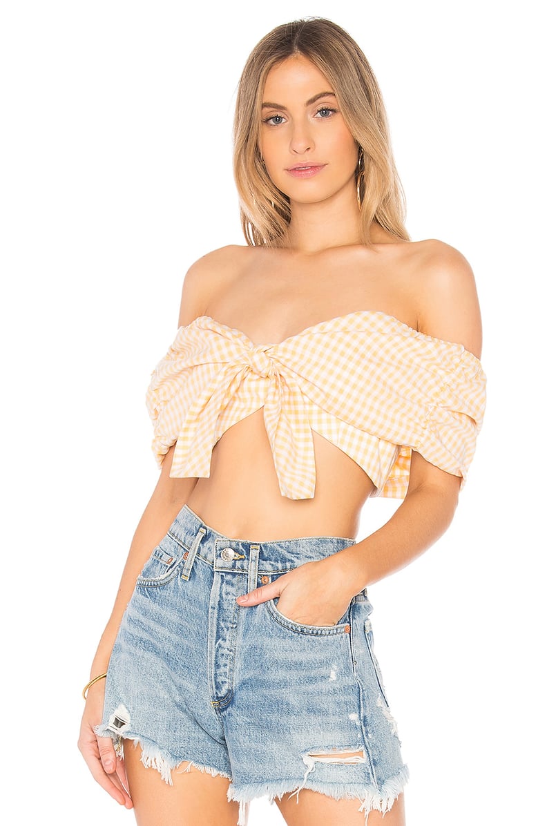 Privacy Please Westminster Top in Yellow