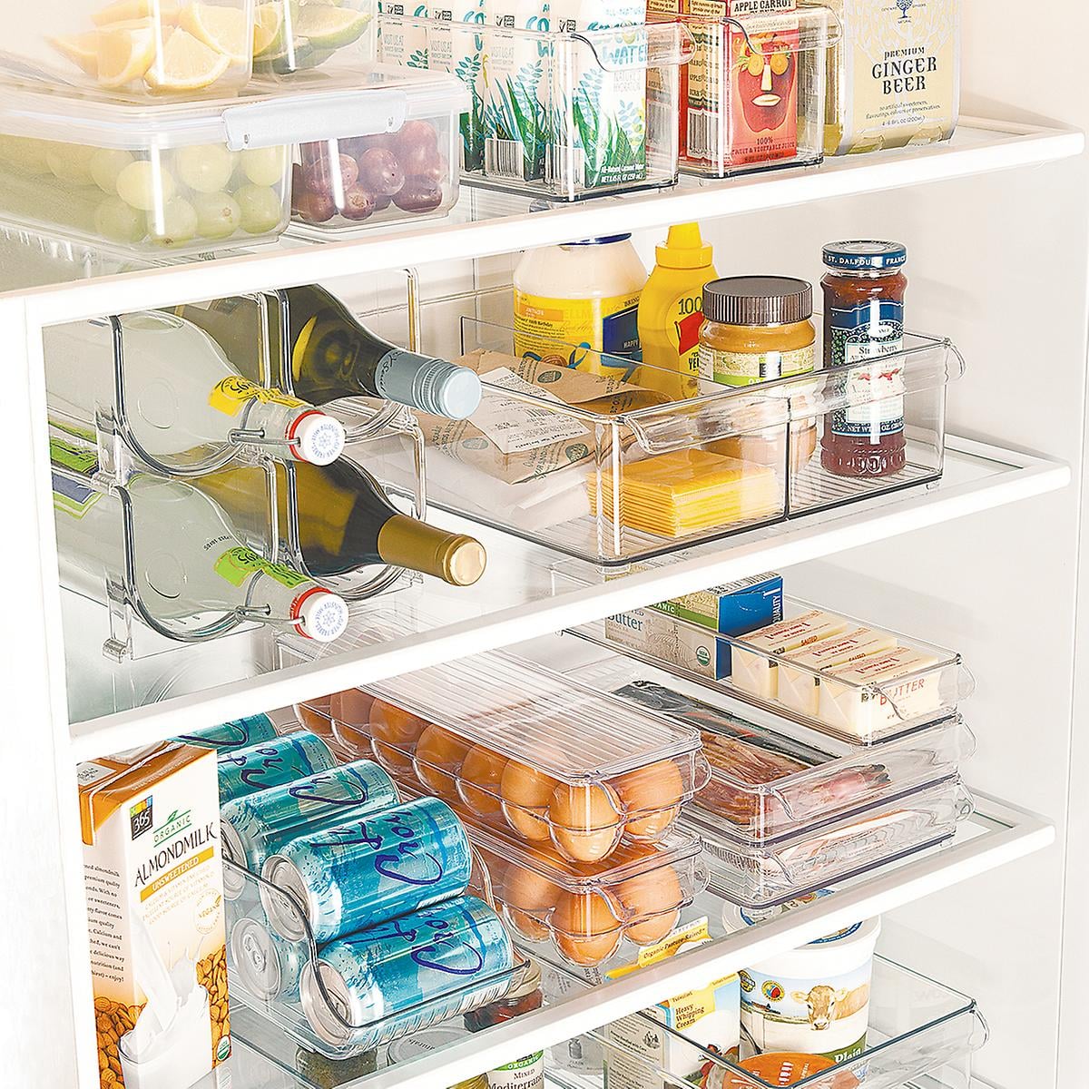 Refrigerator Organization Containers - Tastes Lovely
