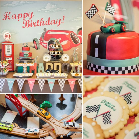 A Vintage Race Car Birthday Party