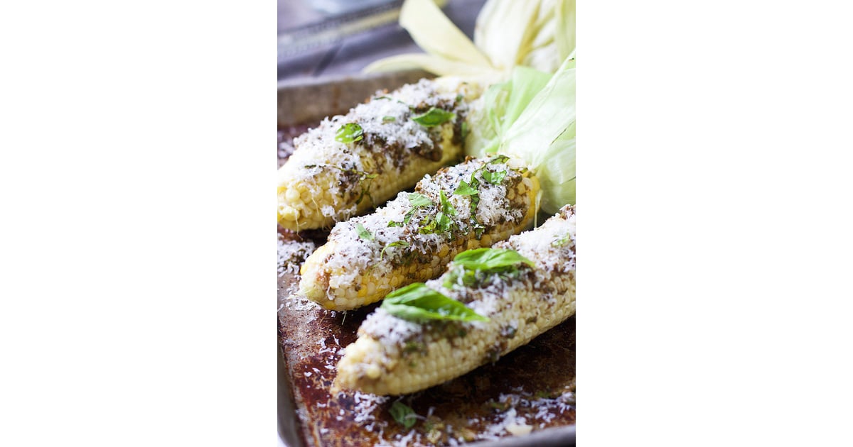 Grilled Corn With Pesto and Parmesan Summer Side Dish Recipes