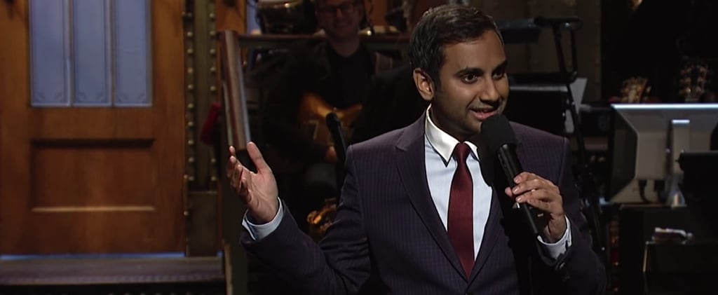Aziz Ansari on Saturday Night Live Jan. 21, 2017