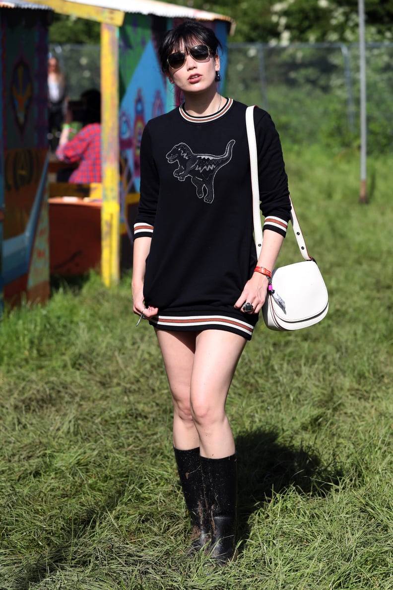 Daisy Lowe at Glastonbury 2016