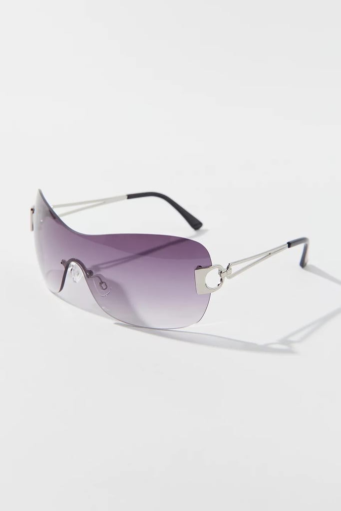 Shield Y2K Sunglasses: Lilo Oversized Shield Sunglasses
