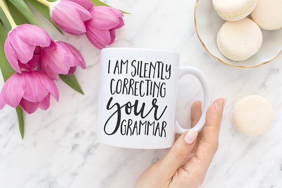 Silently Correcting Your Grammar Mug