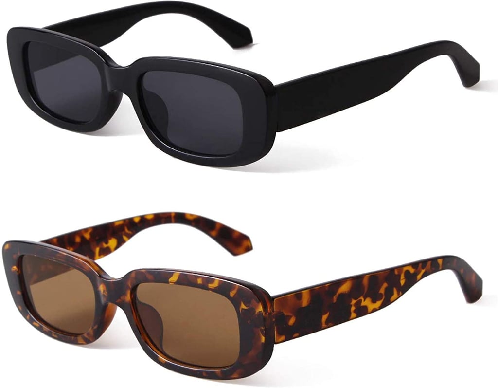 A '90s-Inspired Trend: Butaby Rectangle Sunglasses