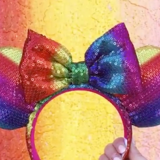 Rainbow Sequin Minnie Mouse Ears