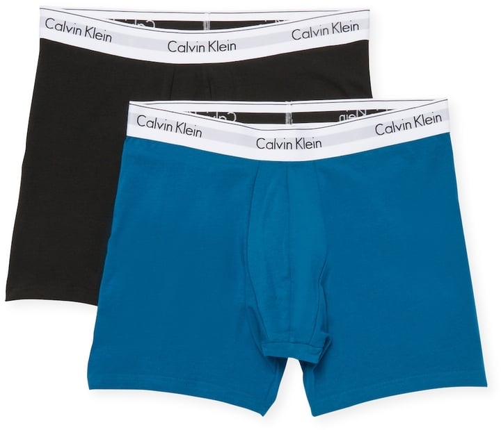 Calvin Klein Underwear Men's Modern Stretch Cotton Boxer Brief Two Pack ...