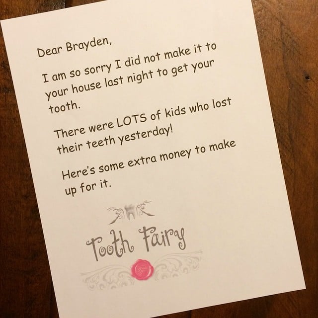 tooth fairy apology letter template tooth fairy apology letter template