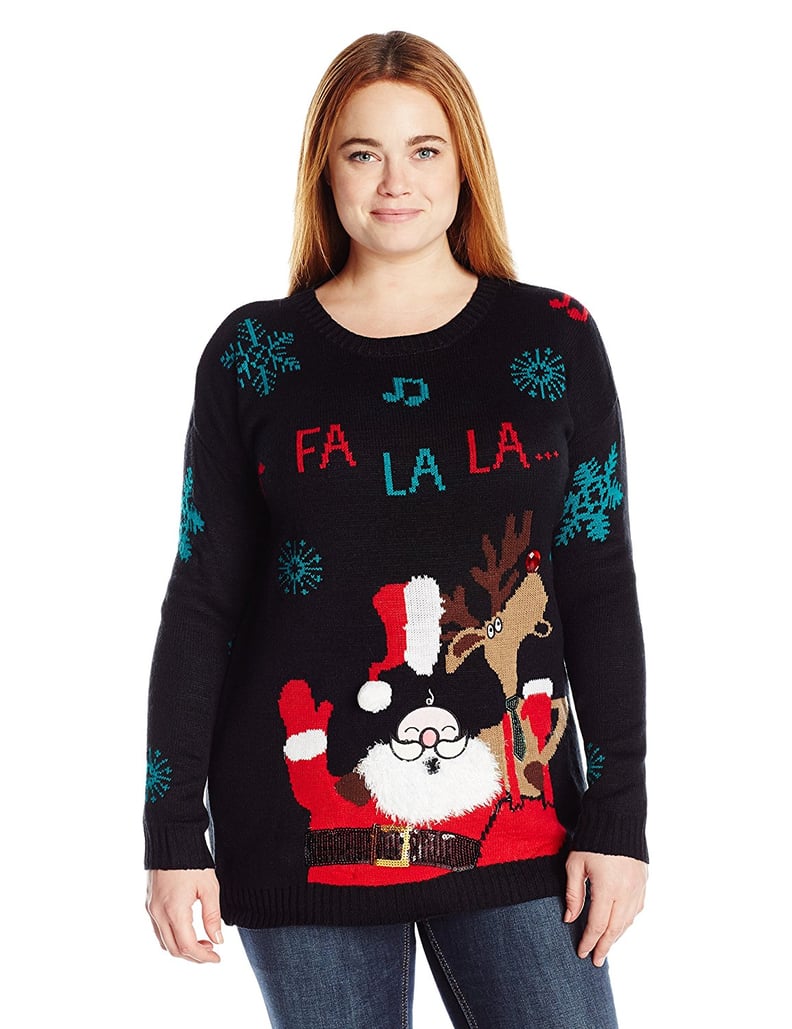 Allison Brittney Plus-Size Christmas Sweater