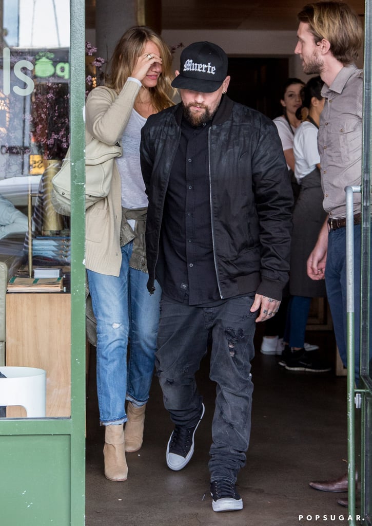 Cameron Diaz and Benji Madden at Breakfast in Australia