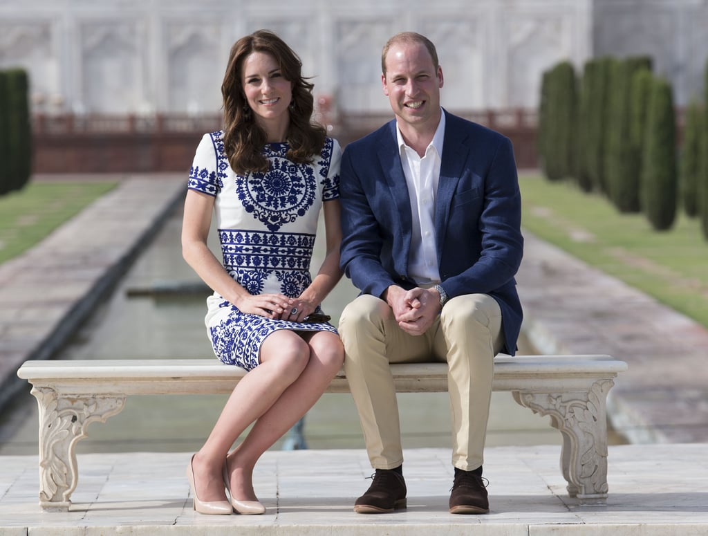 Kate Middleton and Prince William at the Taj Mahal 2016