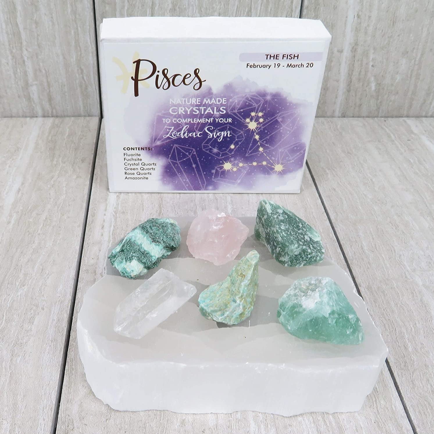Buy Junkin Pisces Crystals Set, 6 Pieces Zodiac Sign Healing Pisces  Crystals Birthstones with Necklace Horo Box Set, Spiritual Gifts for  Daughter Wife Sisters Friends Online at desertcartINDIA