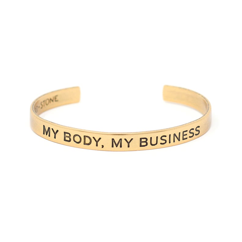 Products That Support Women's Health: Bird and Stone My Body, My Business Bracelet