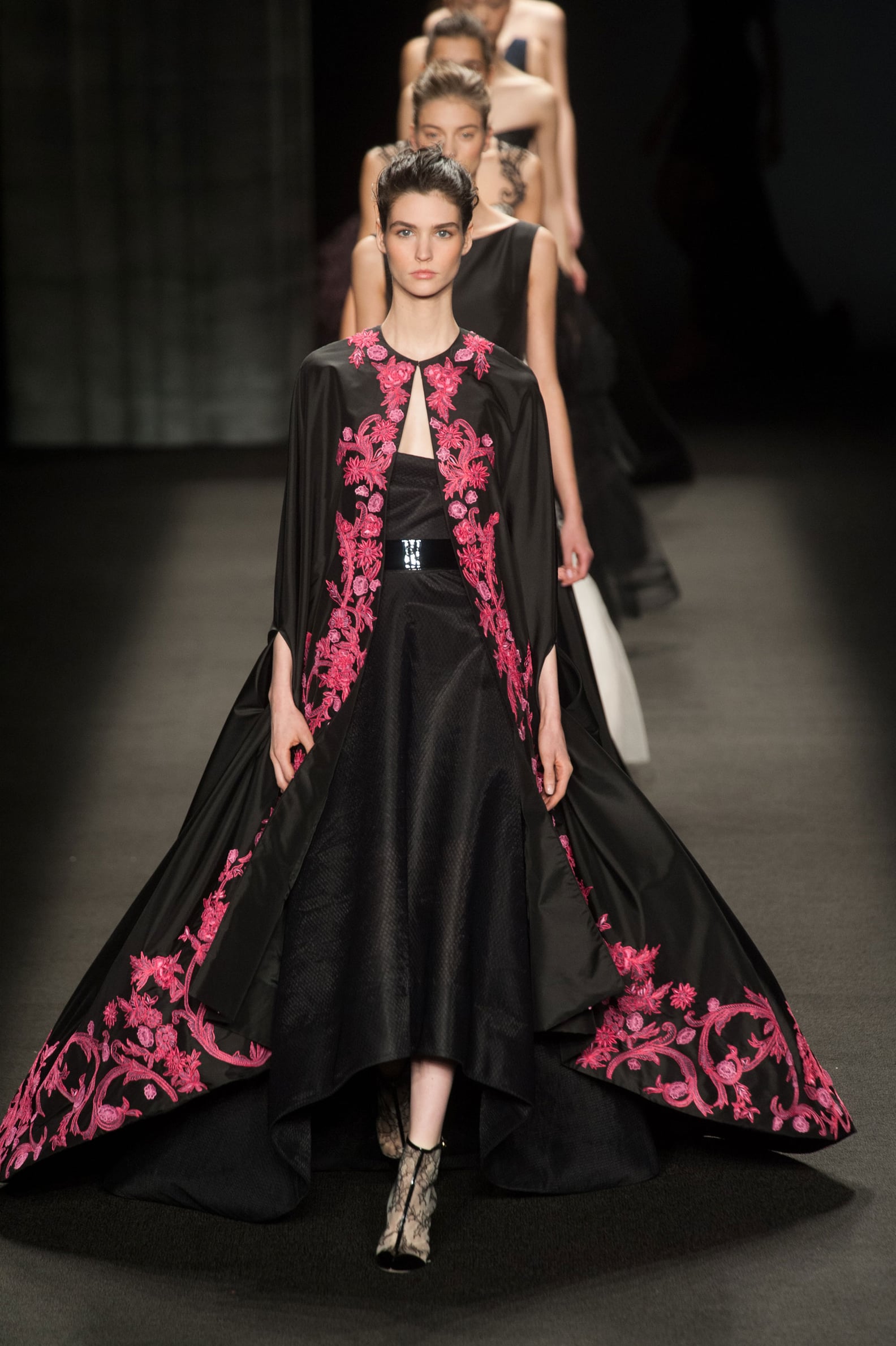 Monique Lhuillier Fall 2014 Runway Show | NY Fashion Week | POPSUGAR ...