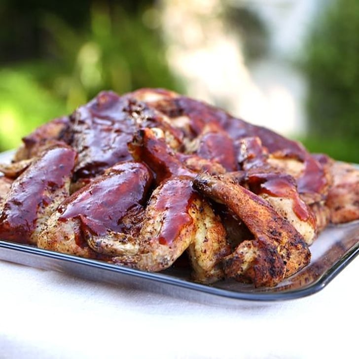 Grilled Chicken Thighs and Wings With Barbecue Sauce