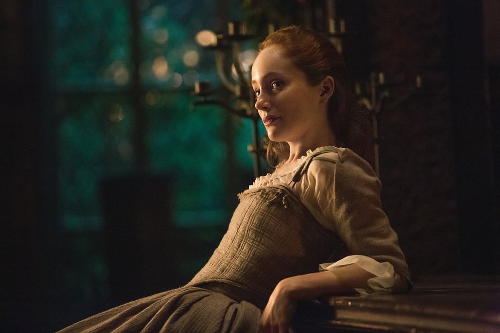 Geillis (Lotte Verbeek) looks like she has a secret.