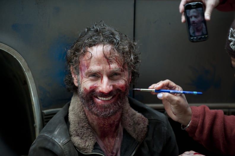 See? Even Rick Grimes Smiles Sometimes