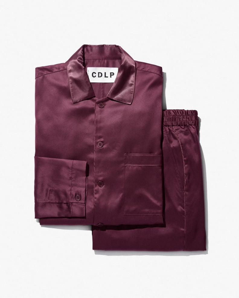 CDLP Burgundy Home Suit Long Sleeve Pyjama Set