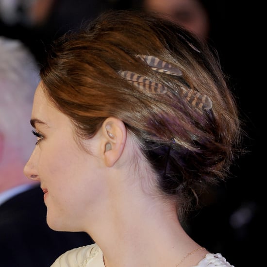 Shailene Woodley's Hair Feathers 2015