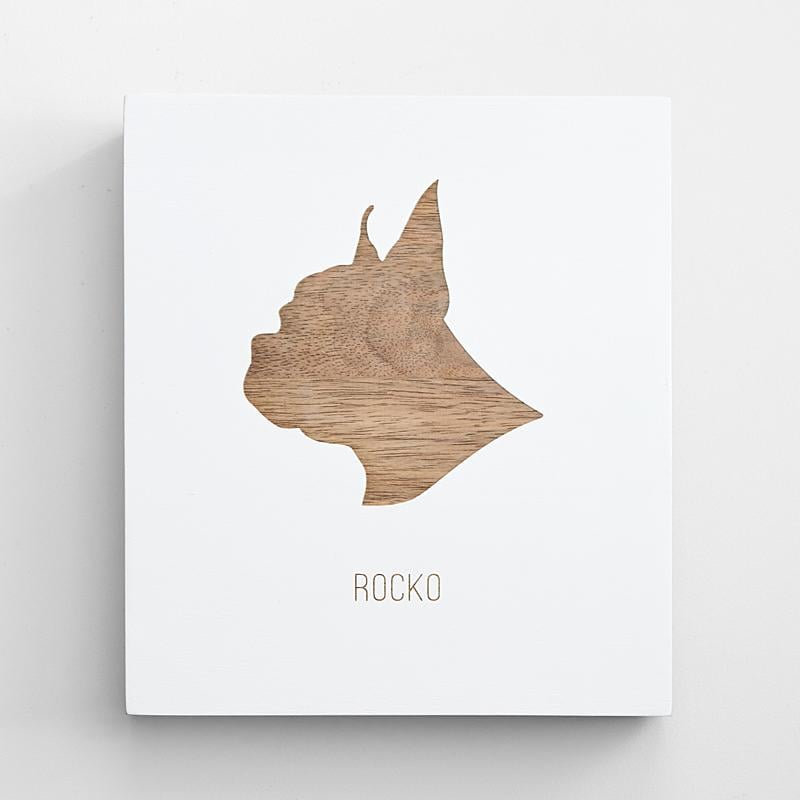 Pet Portrait Wooden Wall Art