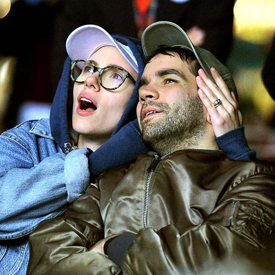 Scarlett Johansson and Romain Dauriac at Disneyland 2016