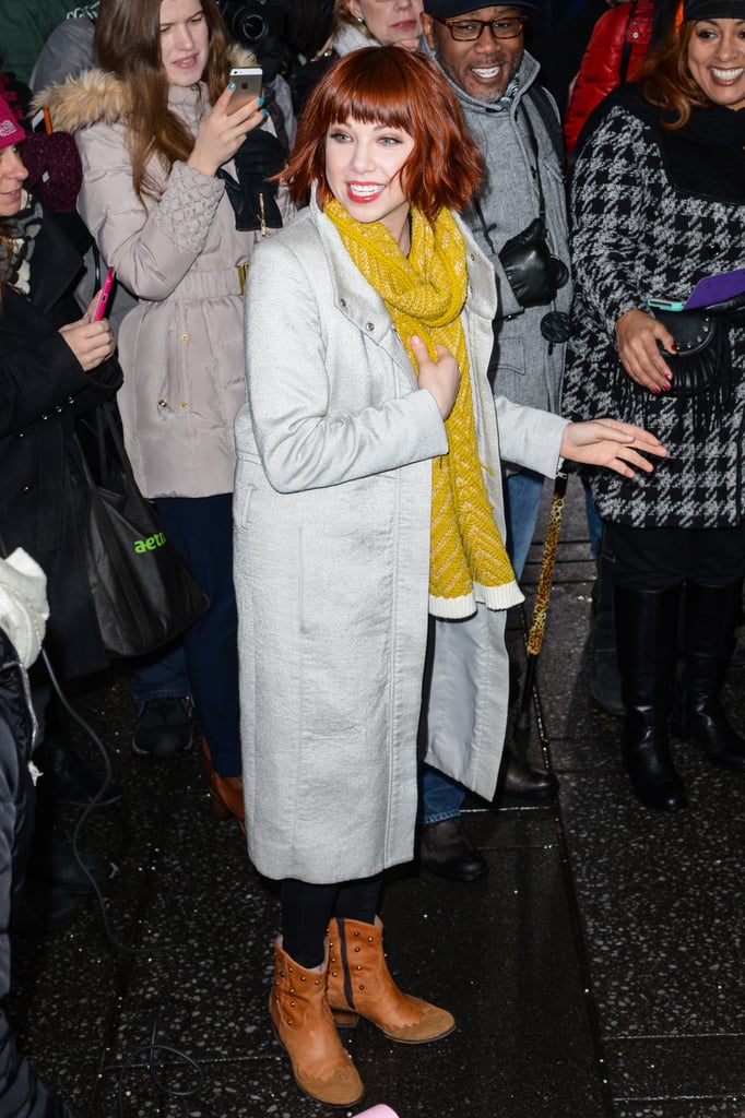 Carly Rae Jepsen, who just released her infectious new single this week, appeared on Good Morning America in NYC on Monday.