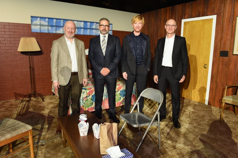 Joe Weisberg, Steve Carell, Domhnall Gleeson, Joel Fields at the premiere of FX's 