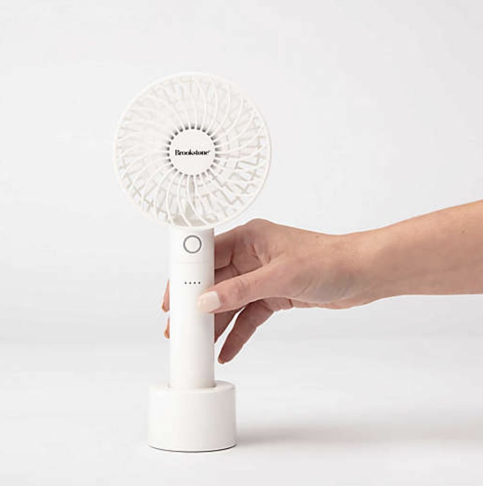 Brookstone Rechargeable Mini Fan with Power Bank