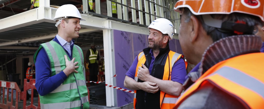 Prince William Painting a Community Center London May 2018
