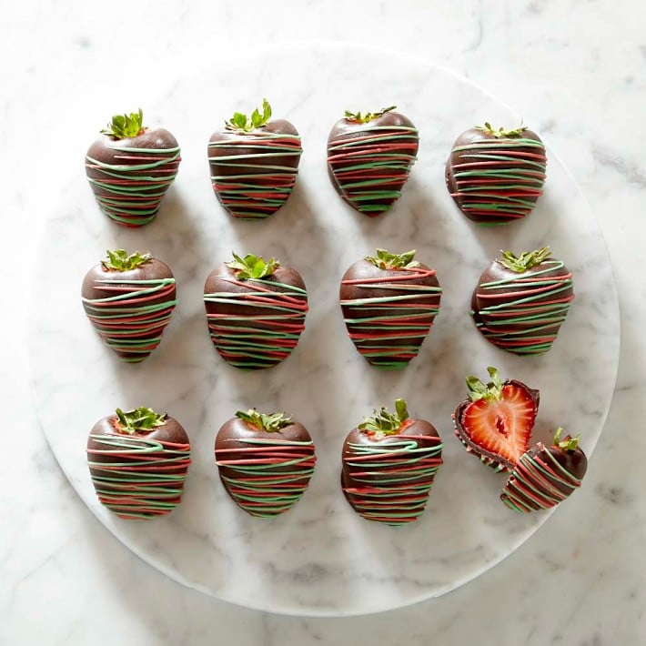 Holiday Chocolate-Covered Strawberries ($50)