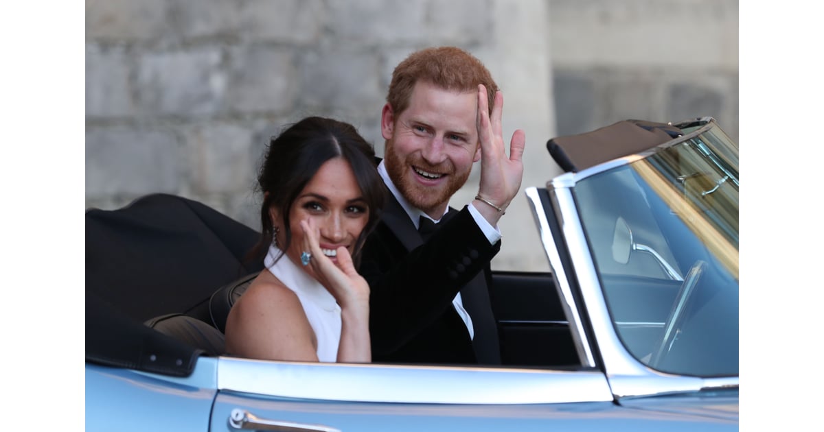 Meghan Markle Wearing the Ring on Her Wedding Day | Meghan Markle's Blue Ring at Her Wedding ...