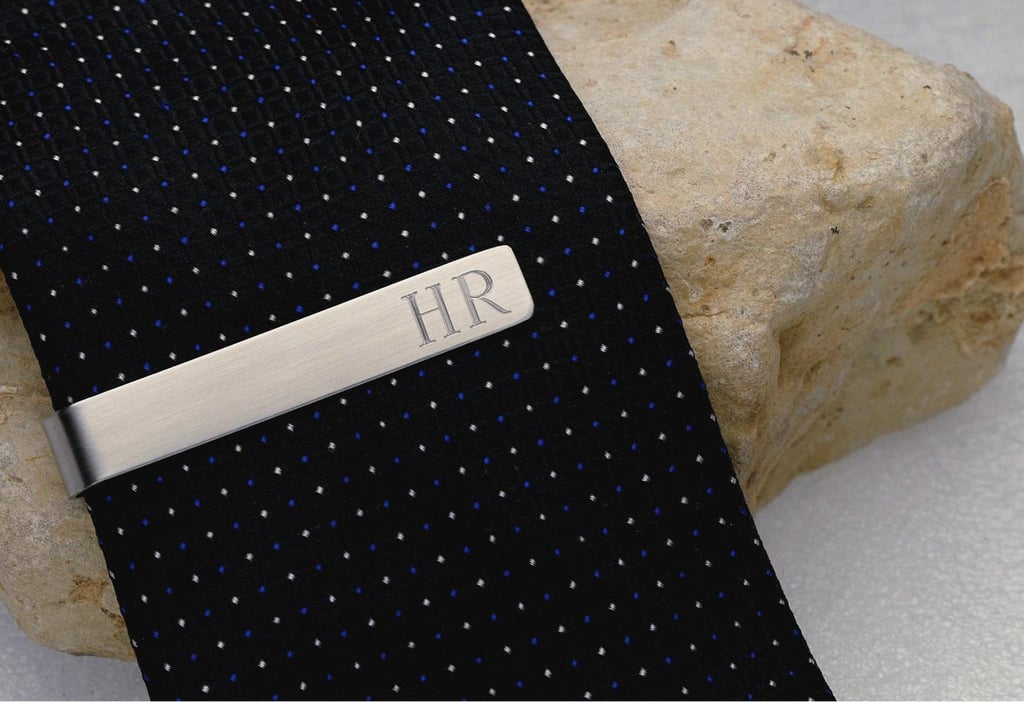 Personalized Stainless Steel Tie Clip