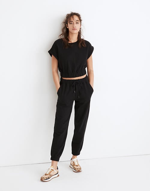 Madewell Splits59 French Terry Franky Crop Sweatshirt