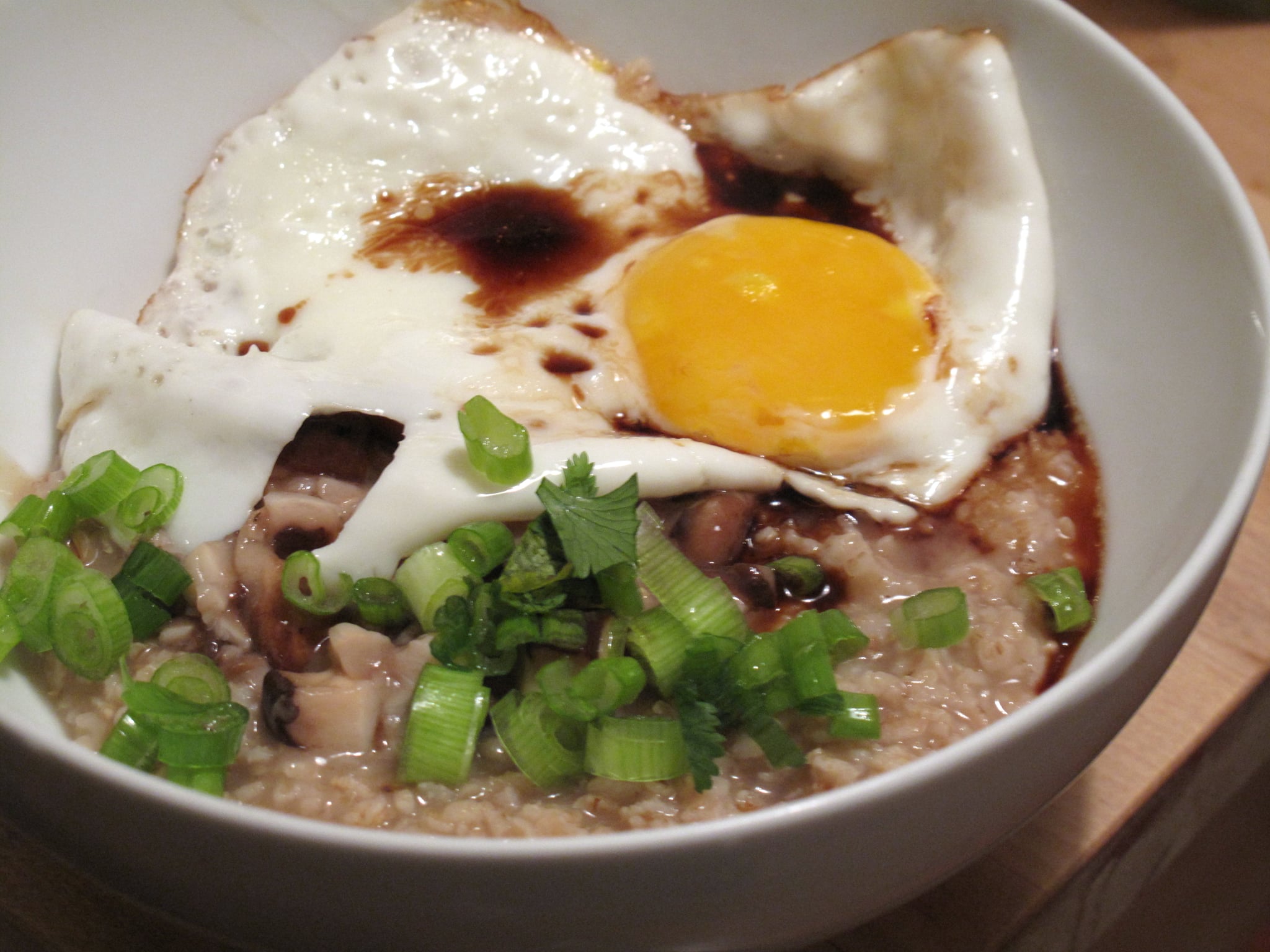 Asian Savory Oatmeal Recipe Popsugar Food Try a completely different take on your morning oatmeal. fresh starts asian inspired savory oatmeal