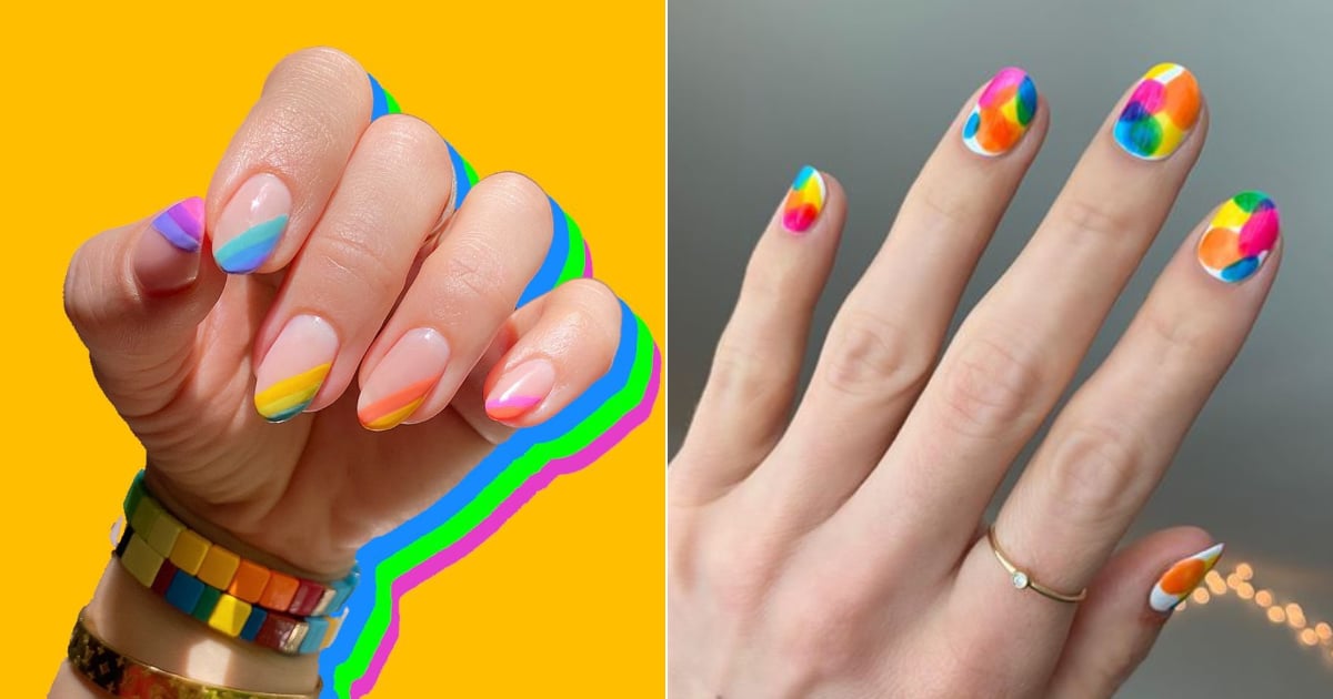 Rainbow Nail Art Ideas for Pride Month - wide 3