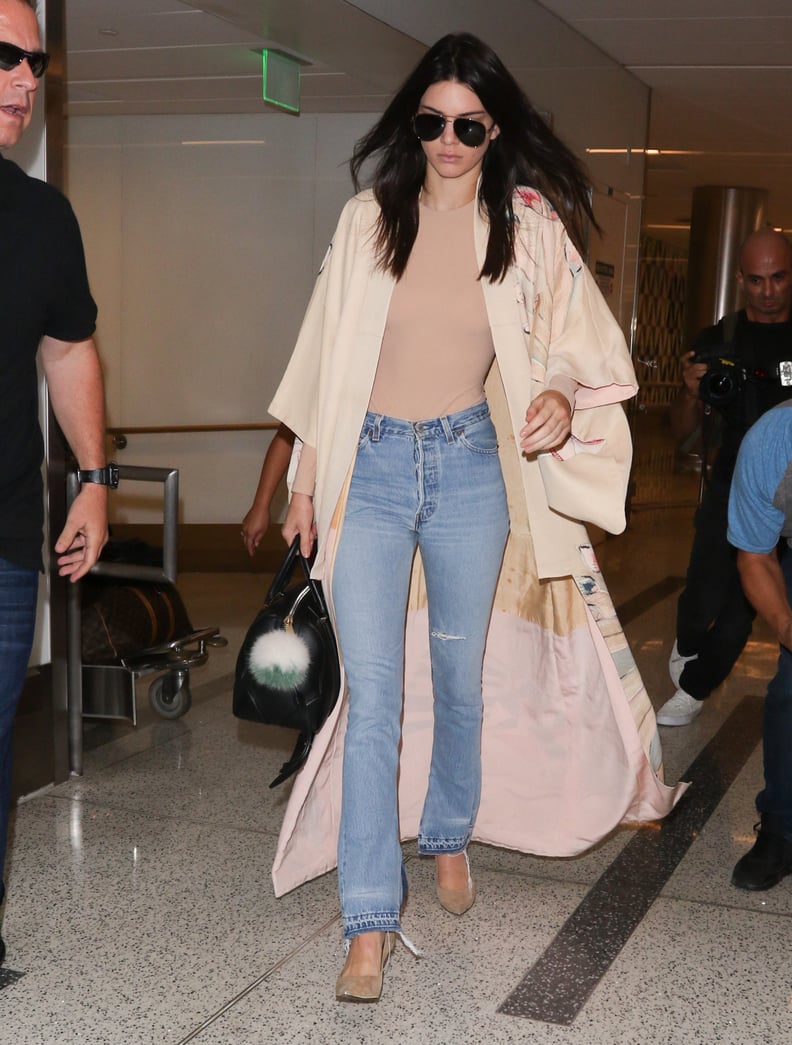 Kendall Jenner's Airport Style | POPSUGAR Fashion