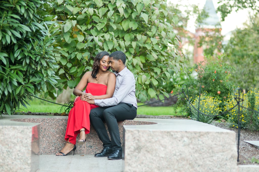 Glam Red Carpet Engagement Ideas