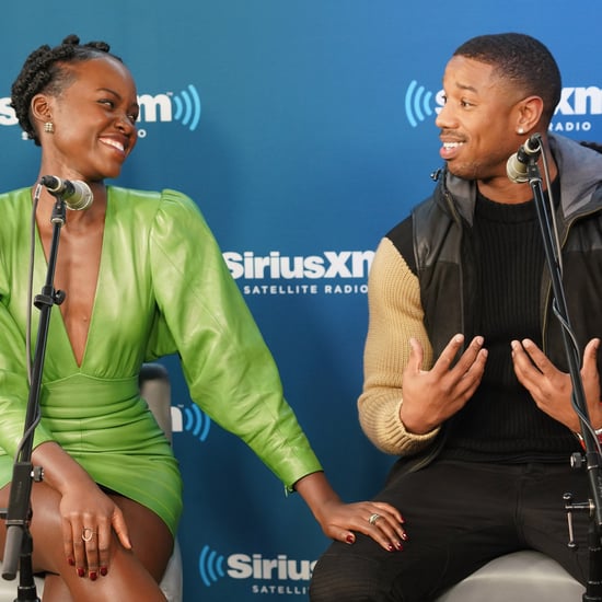 Lupita Nyong'o Making Michael B. Jordan Do Push-Ups